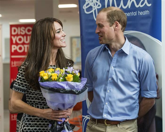 Image: The Duke amp; Duchess Of Cambridge Mark World Mental Health Day