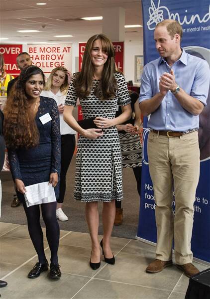 Image: The Duke amp; Duchess Of Cambridge Mark World Mental Health Day