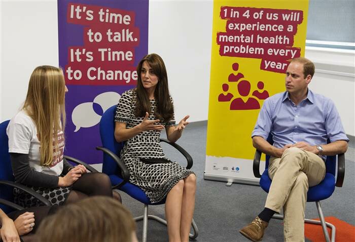 Image: The Duke amp; Duchess Of Cambridge Mark World Mental Health Day