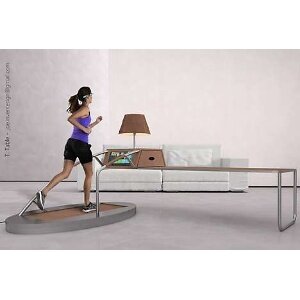 Cardio Workout Desks - This Design Fuses Office Furniture and Workout Equipment (TrendHunter.com)