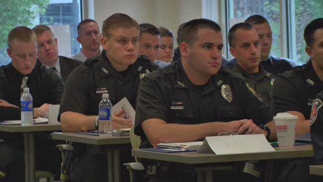 Albany Police officers hang adult mental health predicament training