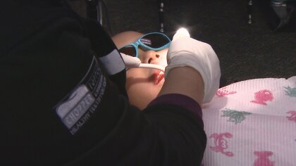 Free Dental Care Program Called 'Chopper Topper' At Schools Keep Kids Smiling